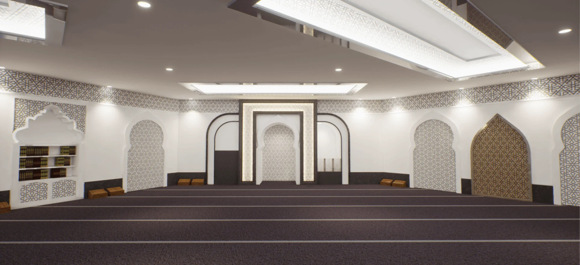 Carpeted Praying Area Image